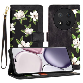 Husa de protectie Techsuit FlipCraft compatibil cu Honor Magic7 Lite / X9c, Flowers of the Dawn