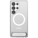 Husa de protectie Torras Pstand MagSafe compatibil cu Samsung Galaxy S25 Ultra, Transparent