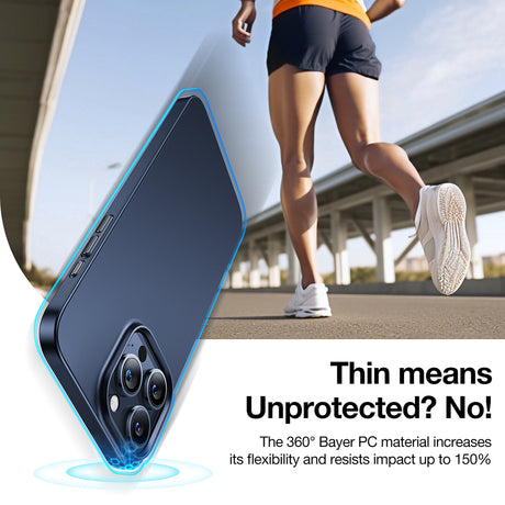 Husa de protectie Torras OriginFit-Mag Series compatibil cu iPhone 15 Pro Max, Bleumarin
