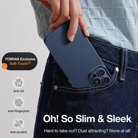 Husa de protectie Torras OriginFit-Mag Series compatibil cu iPhone 15 Pro Max, Bleumarin