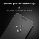 Folie de protectie Lito HD Pro Matte compatibil cu iPhone 16, Negru