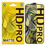 Folie de protectie Lito HD Pro Matte compatibil cu iPhone 17 / iPhone 16 Pro, Negru