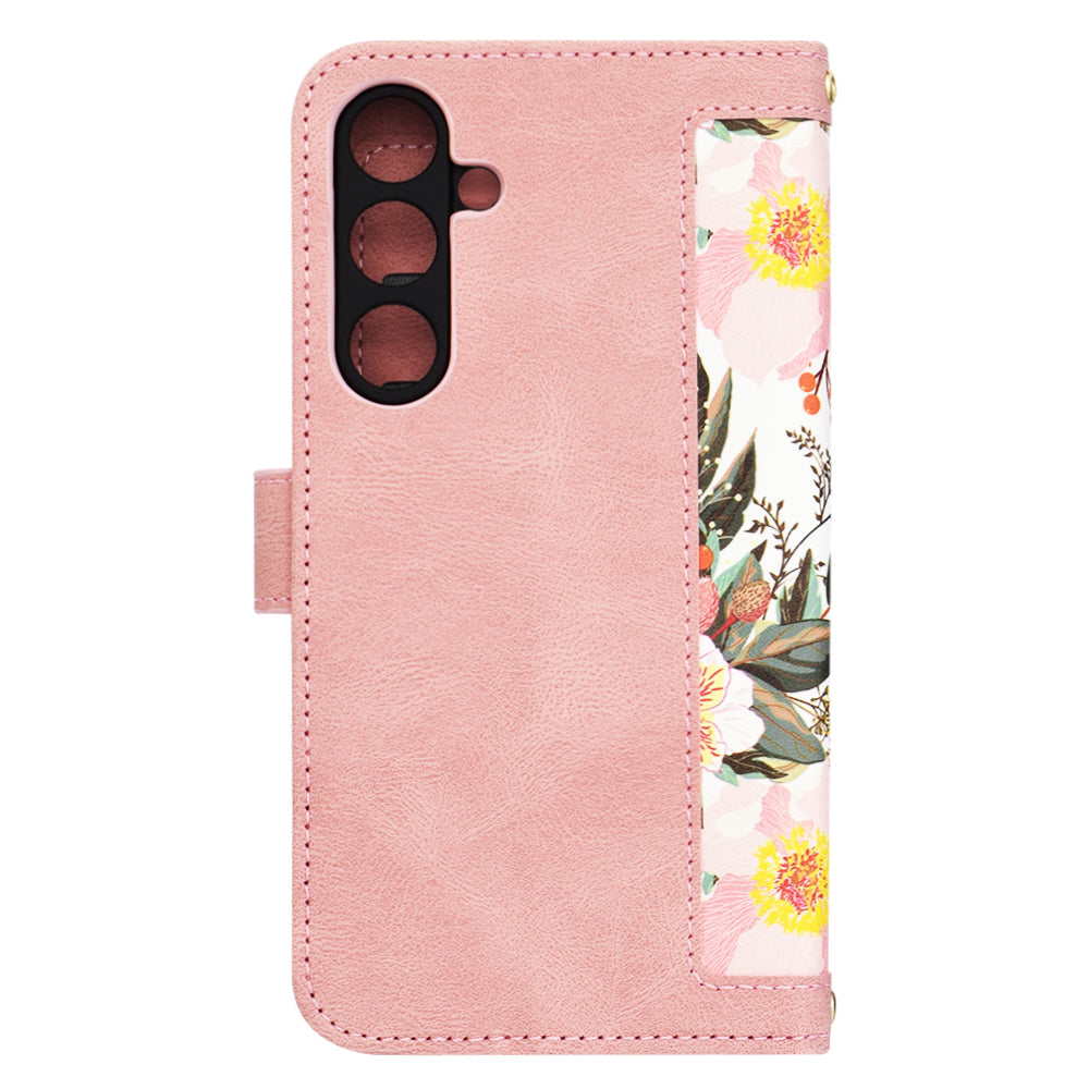 Husa de protectie Techsuit FlipCraft compatibil cu Samsung Galaxy S25 Plus, Sweetheart Pink