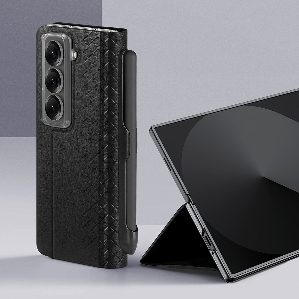 Husa de protectie Dux Ducis Bril (with Pencil Holder) compatibil cu Samsung Galaxy Z Fold SE, Negru