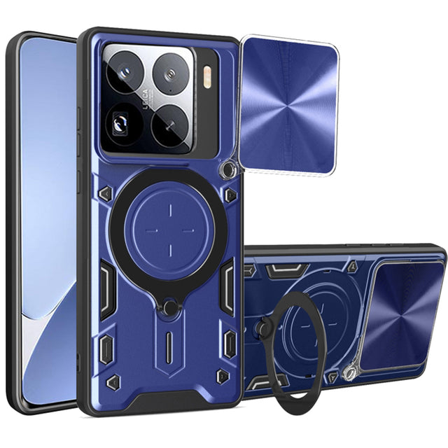 Husa de protectie Techsuit CamGuard Pro compatibil cu Xiaomi 15 Pro, Albastru