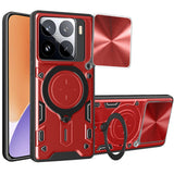 Husa de protectie Techsuit CamGuard Pro compatibil cu Xiaomi 15, Rosu
