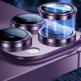 Folie de protectie Lito S+ Camera Glass compatibil cu iPhone 14 Pro / iPhone 14 Pro Max, Mov Inchis