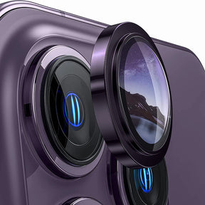 Folie de protectie Lito S+ Camera Glass compatibil cu iPhone 14 Pro / iPhone 14 Pro Max, Mov Inchis