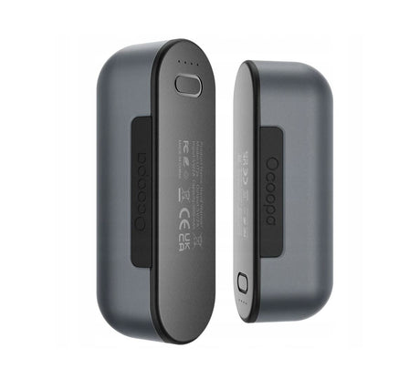 Ocoopa Hand Warmer UT2s (UT2S-GY), Type-C, with Power Bank, Electric, Magnetic Design, MagTwins, 2x 5000mAh, Gri