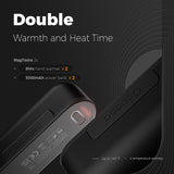 Ocoopa Hand Warmer UT2s (UT2S-GY), Type-C, with Power Bank, Electric, Magnetic Design, MagTwins, 2x 5000mAh, Gri