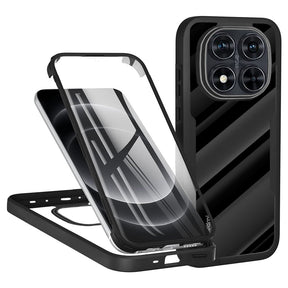 Folie de protectie Techsuit ColorVerse 360 Series + compatibil cu Xiaomi Redmi Note 14 Pro 5G / Note 14 Pro+ 5G / Poco X7, Negru