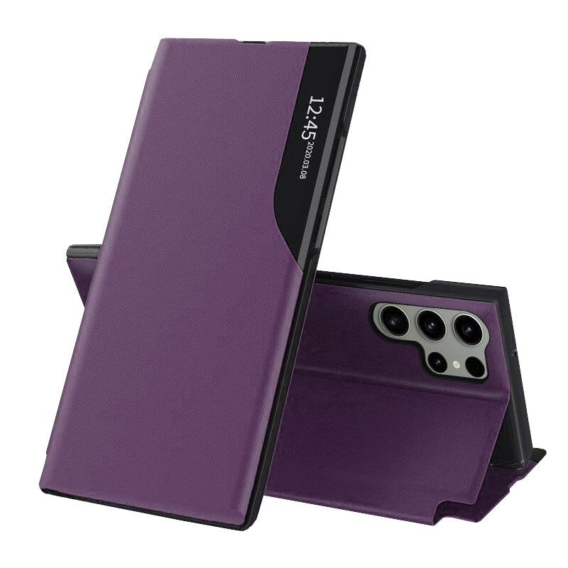 Husa de protectie Techsuit eFold Series compatibil cu Samsung Galaxy S23 Ultra, Mov
