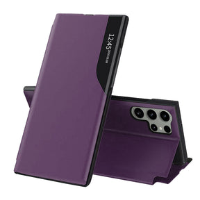 Husa de protectie Techsuit eFold Series compatibil cu Samsung Galaxy S23 Ultra, Mov