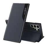 Husa de protectie Techsuit eFold Series compatibil cu Samsung Galaxy S23 Ultra, Albastru Inchis