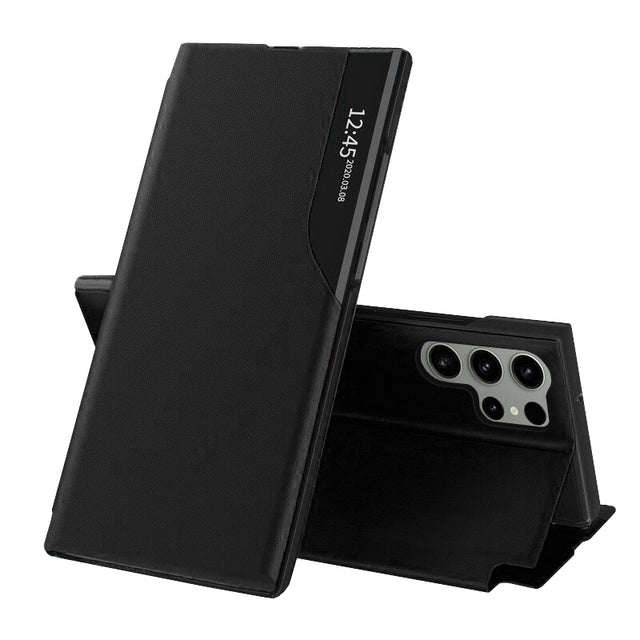 Husa de protectie Techsuit eFold Series compatibil cu Samsung Galaxy S23 Ultra, Negru