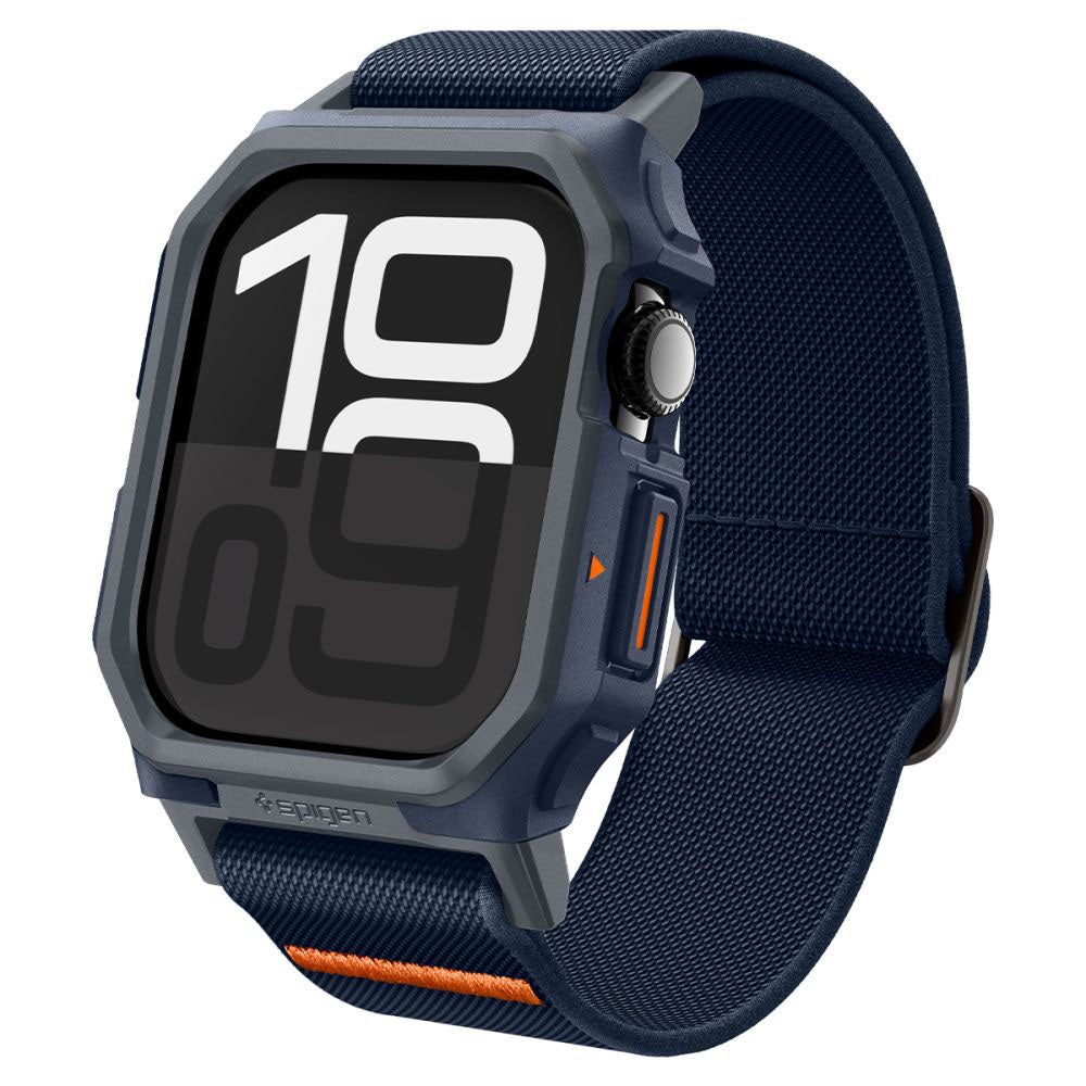 Accesoriu smartwatch Spigen Lite Fit "Pro" (ACS08925) compatibil cu Apple Watch 10 46mm / Watch 11 46mm, Bleumarin