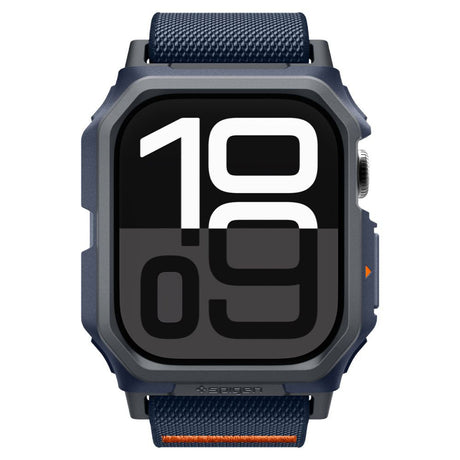 Accesoriu smartwatch Spigen Lite Fit "Pro" (ACS08925) compatibil cu Apple Watch 10 46mm / Watch 11 46mm, Bleumarin