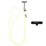 Suport Techsuit Rope Crossbody Strap (RCS1-56), for Phones, Carabiner, Nylon Braided, Durable, Adjustable, Vanilla Cream