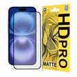 Folie de protectie Lito HD Pro Matte compatibil cu iPhone 16, Negru