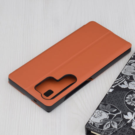 Husa de protectie Techsuit eFold Series compatibil cu Samsung Galaxy S25 Ultra, Portocaliu