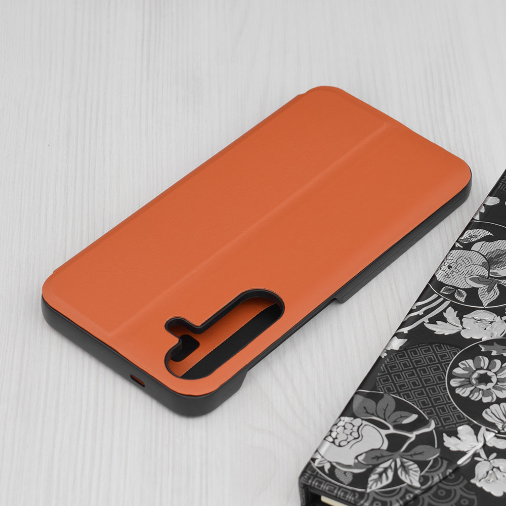 Husa de protectie Techsuit eFold Series compatibil cu Samsung Galaxy S25 Plus, Portocaliu