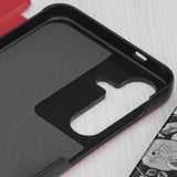 Husa de protectie Techsuit eFold Series compatibil cu Samsung Galaxy S25 Plus, Rosu