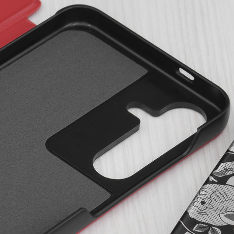 Husa de protectie Techsuit eFold Series compatibil cu Samsung Galaxy S25 Plus, Rosu