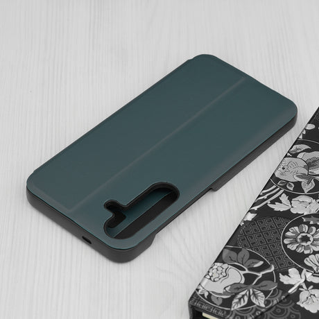 Husa de protectie Techsuit eFold Series compatibil cu Samsung Galaxy S25 Plus, Verde Inchis