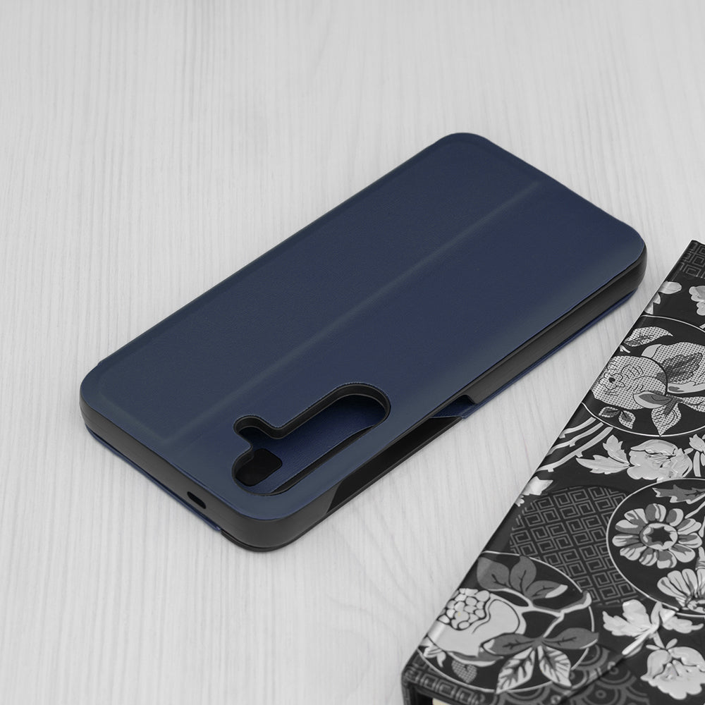 Husa de protectie Techsuit eFold Series compatibil cu Samsung Galaxy S25, Albastru Inchis