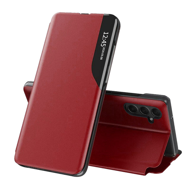 Husa de protectie Techsuit eFold Series compatibil cu Samsung Galaxy S25, Rosu