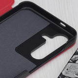 Husa de protectie Techsuit eFold Series compatibil cu Samsung Galaxy S25, Rosu
