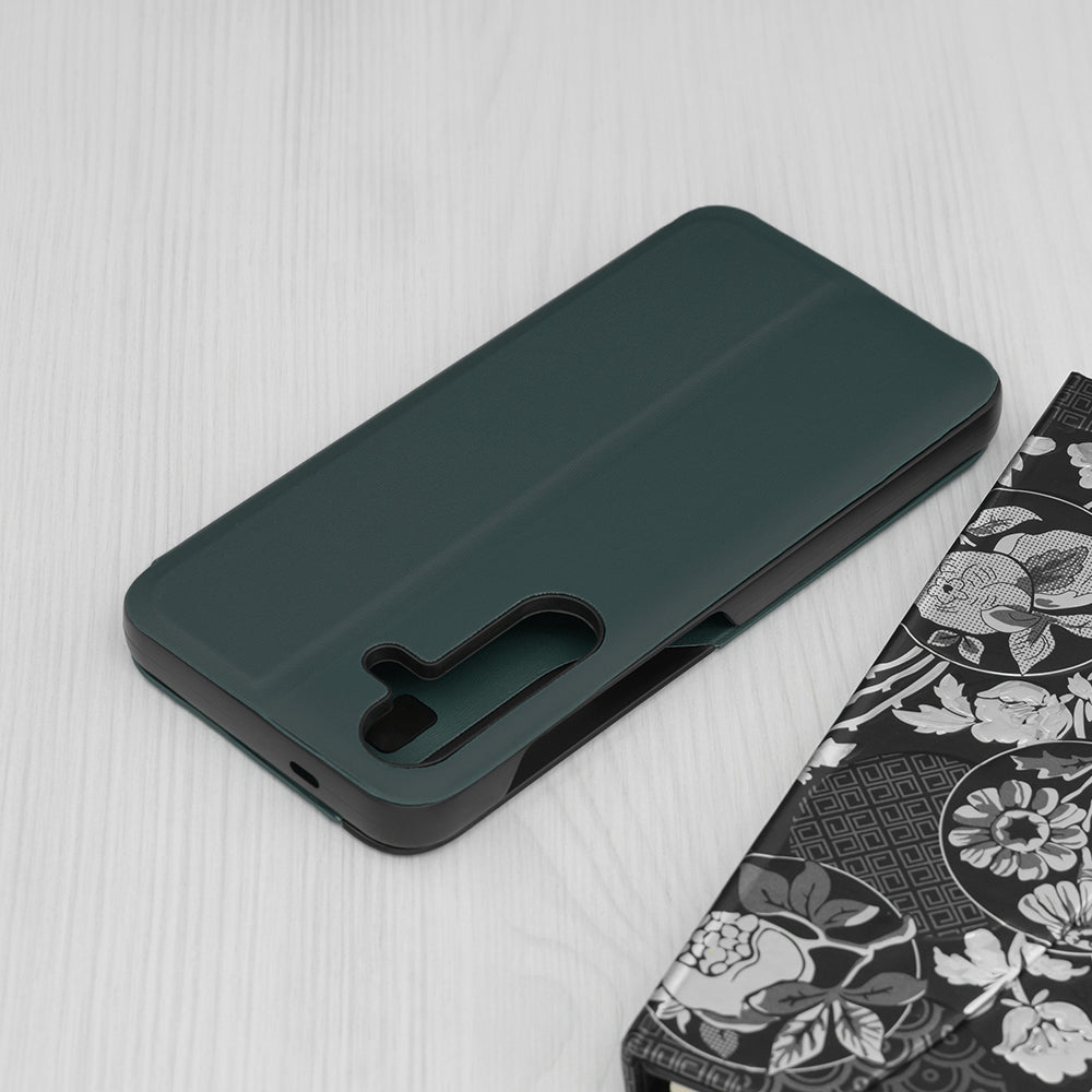 Husa de protectie Techsuit eFold Series compatibil cu Samsung Galaxy S25, Verde Inchis