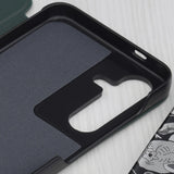 Husa de protectie Techsuit eFold Series compatibil cu Samsung Galaxy S25, Verde Inchis