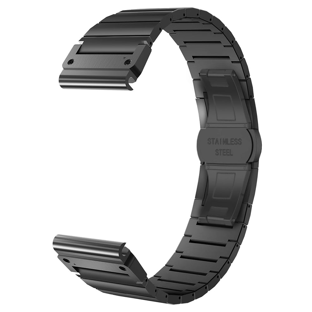 Curea smartwatch Techsuit Watchband QuickFit 22mm (W012) compatibil cu Garmin Fenix 5/5 Plus 6/6 Pro/7/Forerunner 935/945/970/Approach S60, Negru