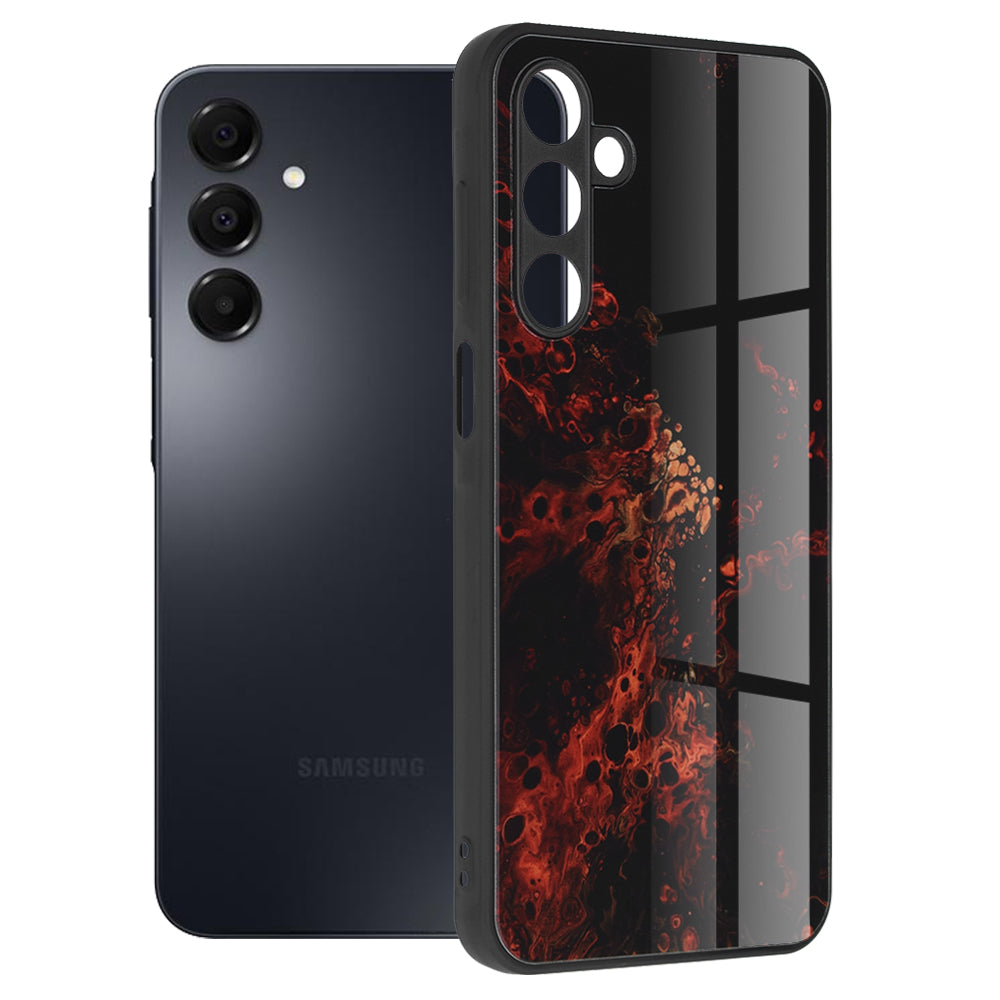 Husa de protectie Techsuit Glaze Series compatibil cu Samsung Galaxy A16 4G / A16 5G, Roșu