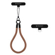 Suport Techsuit Rope Wrist Strap (RWS2-72), for Phones, with Keychain Cord, Nylon Braided, Durable, Universal, Cocoa Truffle