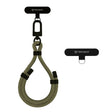 Suport Techsuit Rope Wrist Strap (RWS1-04), for Phones, Carabiner, Nylon Braided, Durable, Adjustable, Universal, Pine Forest