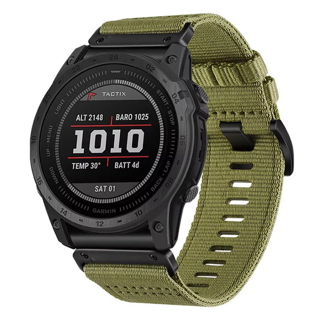 Curea smartwatch Techsuit Watchband QuickFit 20mm (W070) compatibil cu Instinct 2S/2S Solar/Approach S70 42mm/fenix 7S Pro Sapphire Solar, Verde Dew