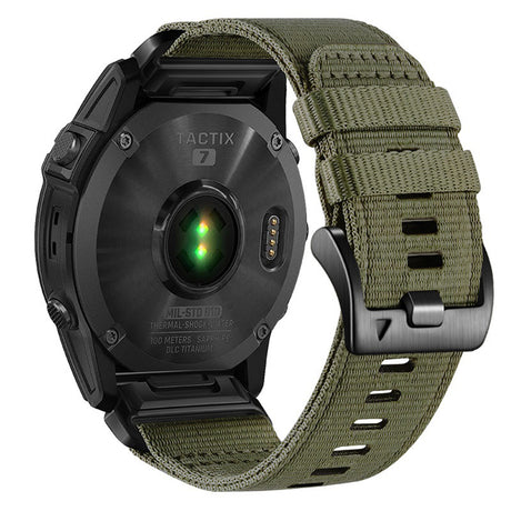 Curea smartwatch Techsuit Watchband QuickFit 20mm (W070) compatibil cu Instinct 2S/2S Solar/Approach S70 42mm/fenix 7S Pro Sapphire Solar, Camo Green