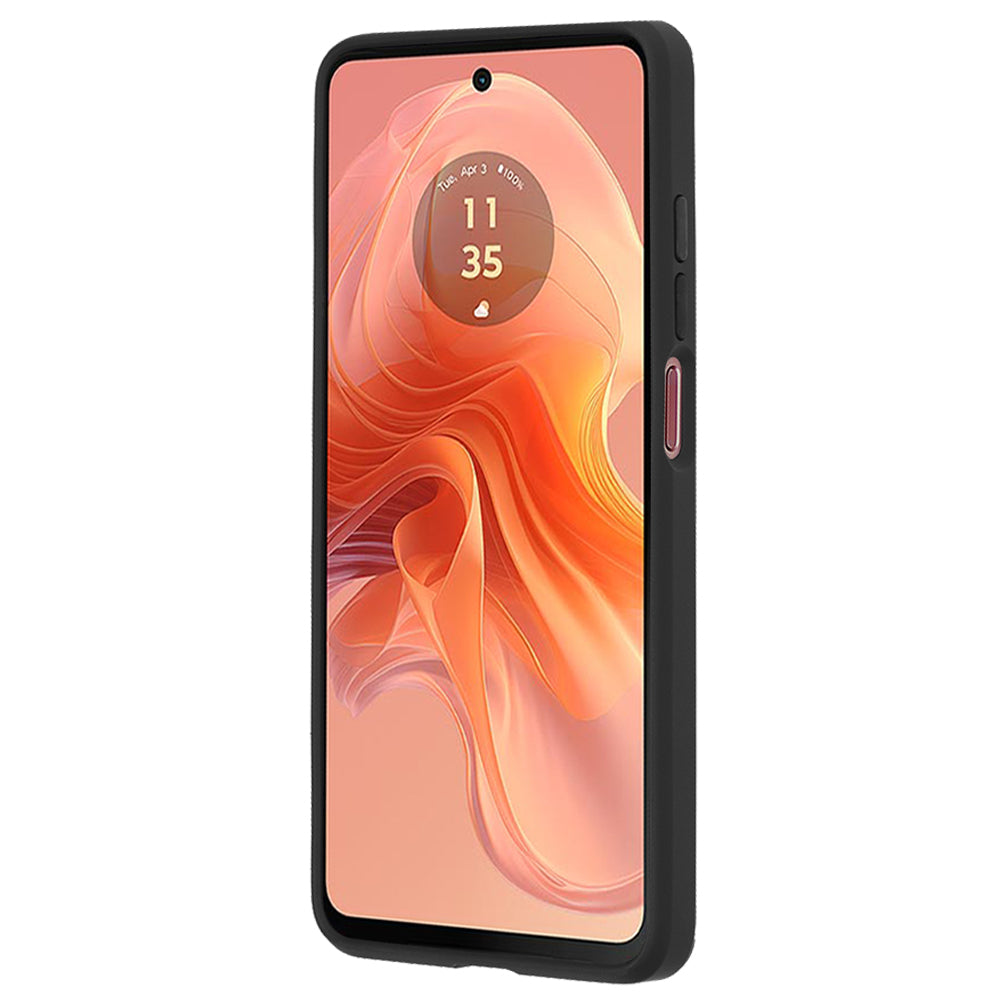 Husa de protectie Techsuit Glinth compatibil cu Motorola Moto G04 / Moto G04s / Moto G24 / Moto E14, Negru