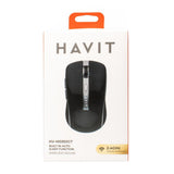 Tastatura/Mouse Havit Wireless Mouse (MS951GT), 2.4GHz, 1000/1200/1600 DPI, AA Battery, Negru / Blue