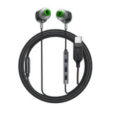 Casti Acefast Wired earphones (L5), Type-C, In-ear, with Microphone, 1.2m, Negru