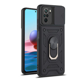 Husa de protectie Techsuit CamShield Series compatibil cu Xiaomi Redmi Note 10 4G / Note 10S / Poco M5s, Negru