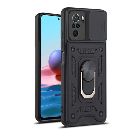 Husa de protectie Techsuit CamShield Series compatibil cu Xiaomi Redmi Note 10 4G / Note 10S / Poco M5s, Negru