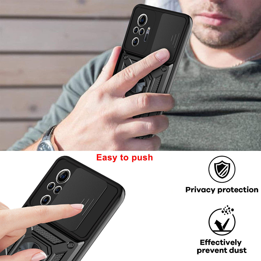 Husa de protectie Techsuit CamShield Series compatibil cu Xiaomi Redmi Note 10 Pro / Note 10 Pro Max, Negru
