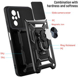 Husa de protectie Techsuit CamShield Series compatibil cu Xiaomi Redmi Note 10 Pro / Note 10 Pro Max, Negru