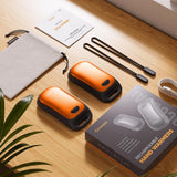 Ocoopa Hand Warmer UT4 Urban (UT3061- OG), USB-C, IP45, Adjustable Heat, Magnetic, with Strap, 2x 3000mAh, Portocaliu