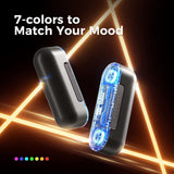 Ocoopa Hand Warmer UT2s GamerPRO (UT4103-BK), Type-C, with Power Bank, RGB Lights, Magnetic, MagTwins, 2x 5000mAh, Negru