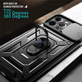 Husa de protectie Techsuit CamShield Series compatibil cu iPhone 12 mini, Negru