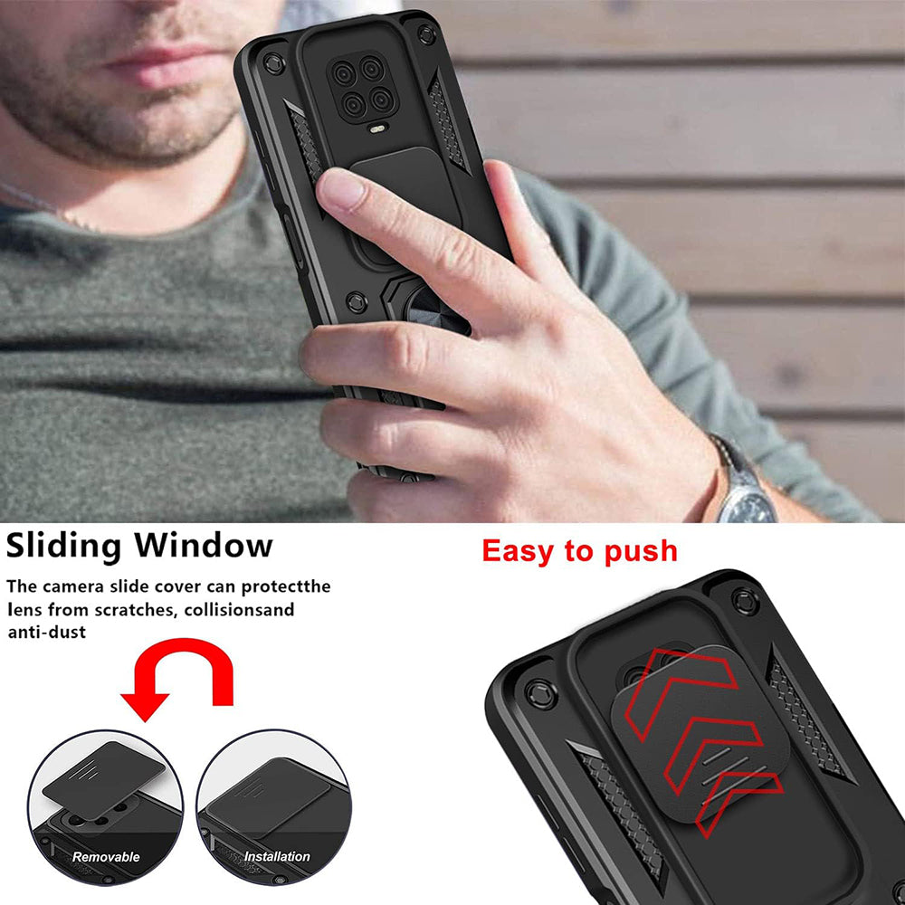 Husa de protectie Techsuit CamShield Series compatibil cu Samsung Galaxy A30s / A50 / A50s, Negru